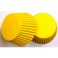 Paper cake cases yellow