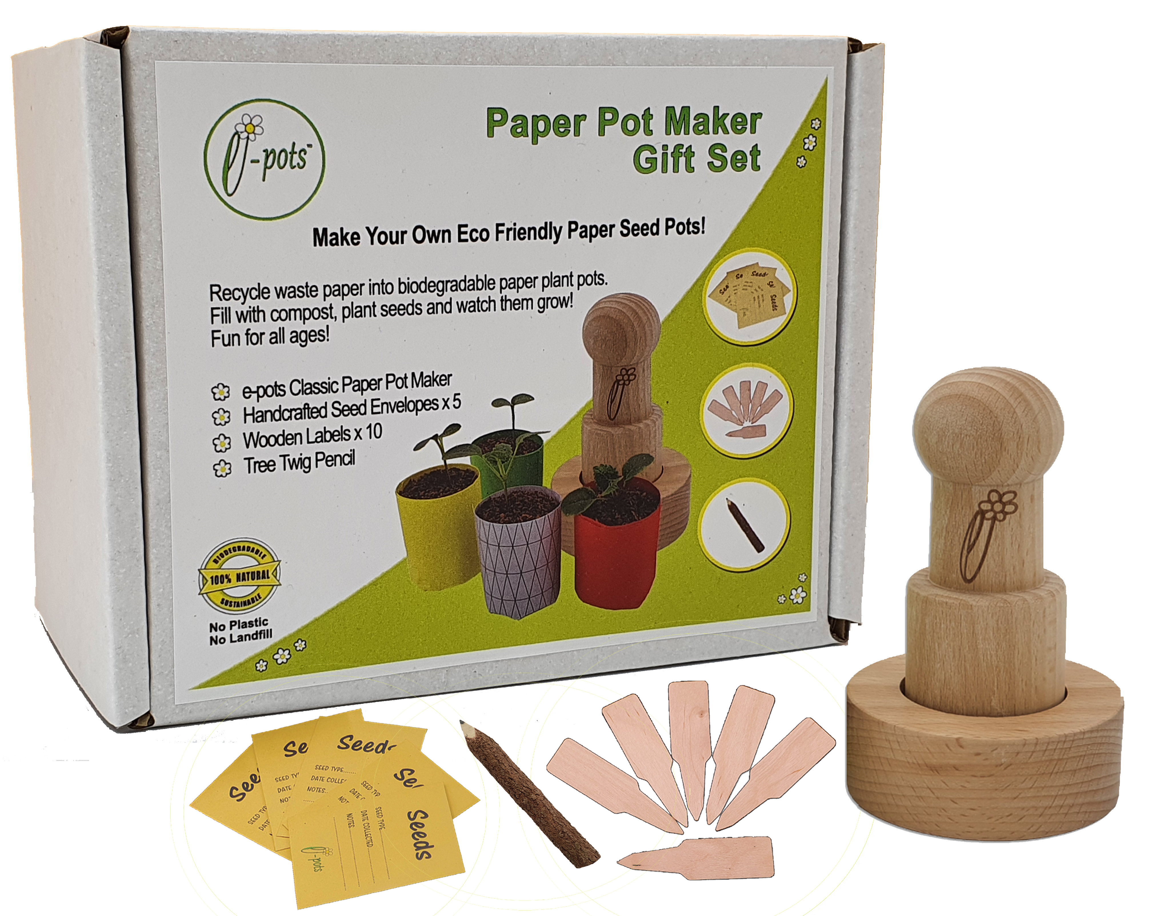 Paper Pot Maker Gift Set