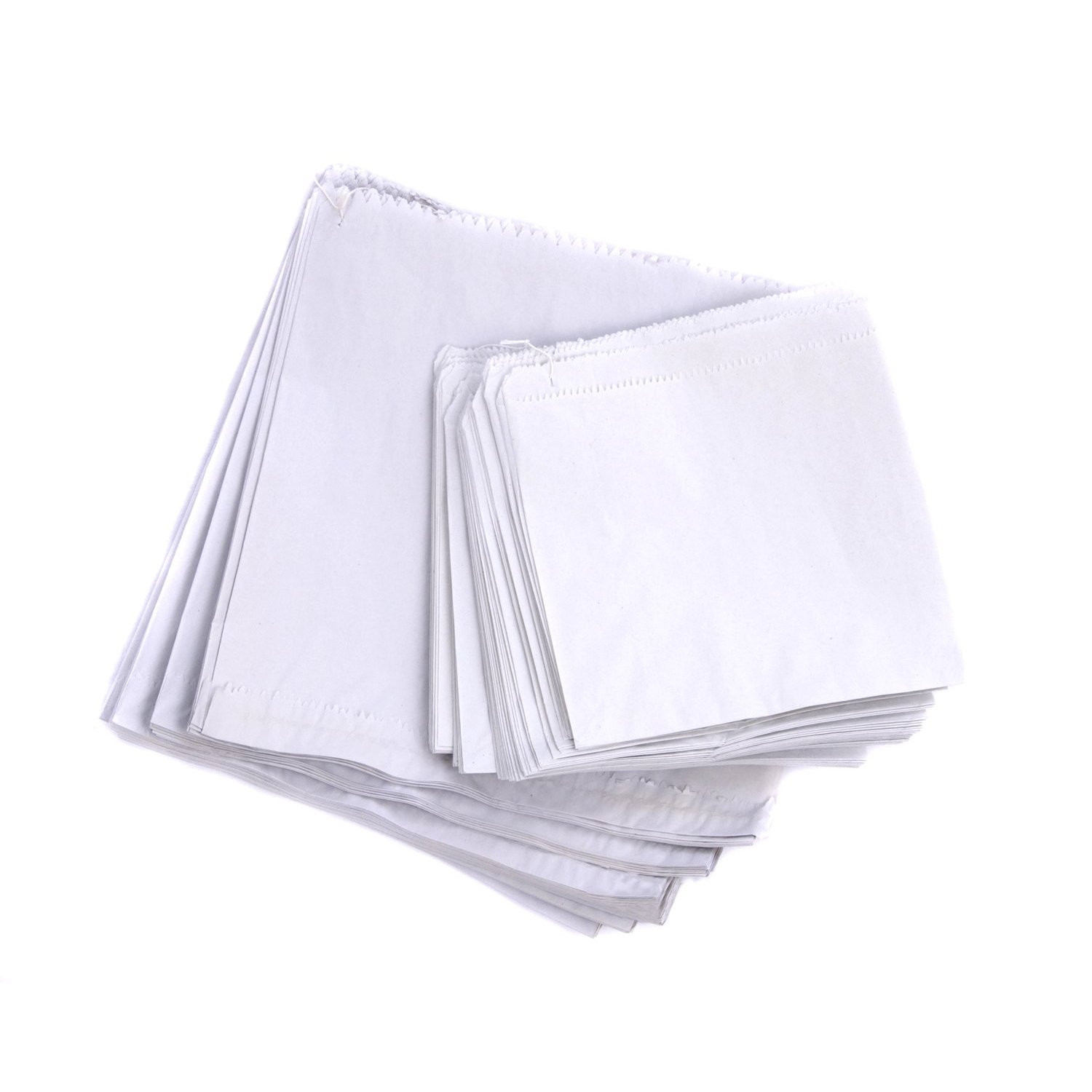 Plain White Sulphite Bags 6 x 6