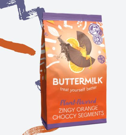 Plant based Orange Choccy Segments Chocolate