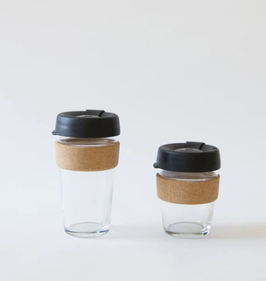 Reusable Glass Coffee Cup