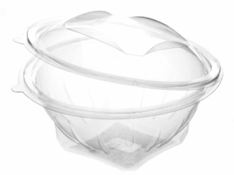Revive rPET Round Hinged Container – 12.5oz / 370ml