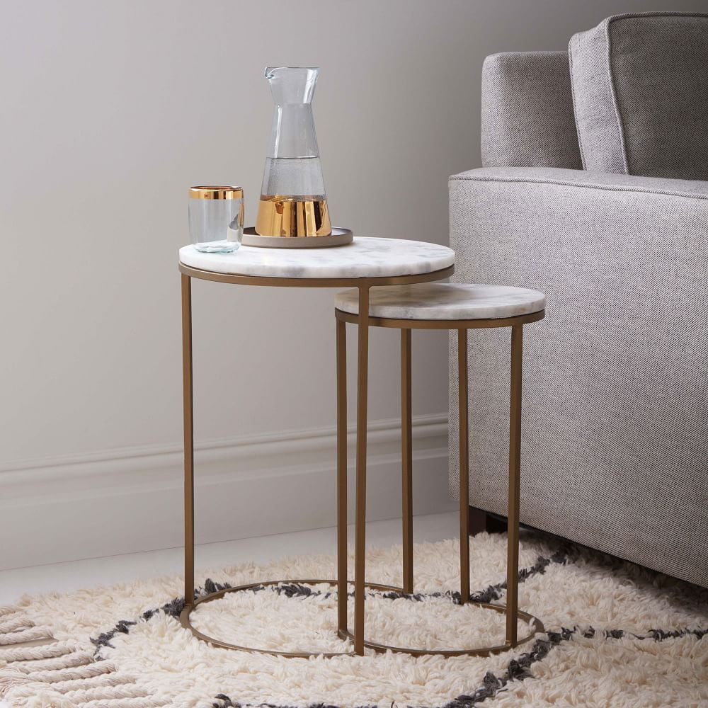 Round Nesting Side Tables