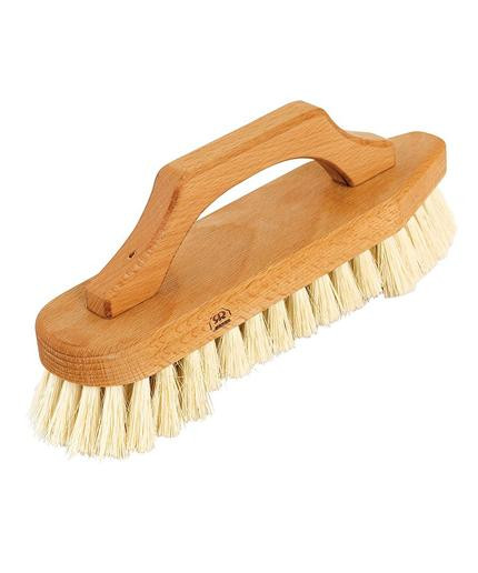 scrubbing brush with handle