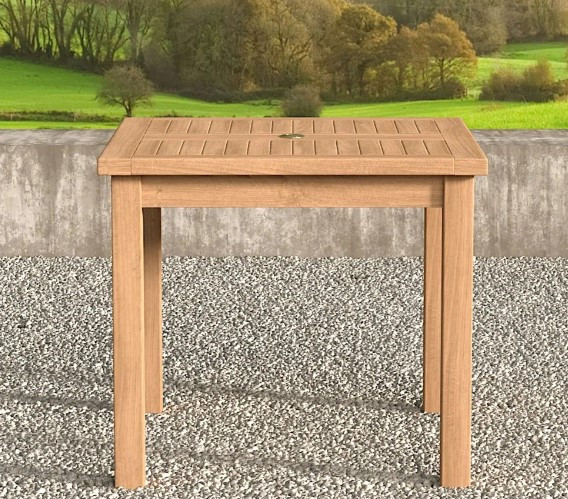 Square Garden Teak Table - available in sizes from 2 to 8 Seater