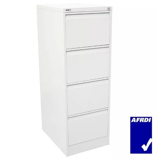 Super Heavy Duty Vertical Four Drawer Metal Filing Cabinet