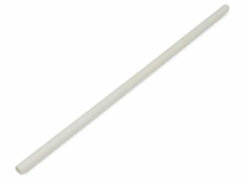 Sustain White Paper Jumbo Straw 8″ / 8mm Bore