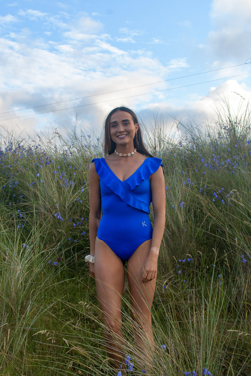 The Grace - Deep Sky Blue Swimsuit