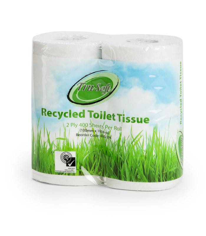 TRUSOFT 200’S 2-PLY 4 ROLL PACK TOILET PAPER