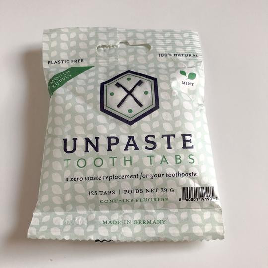 Unpaste Toothpaste Tabs with Fluoride