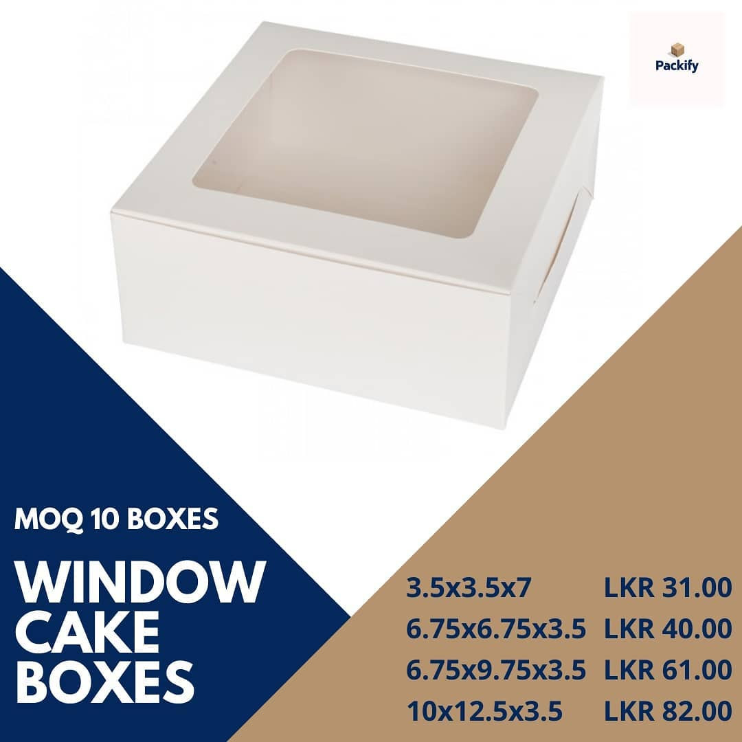 Window Cake Boxes