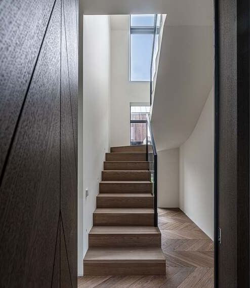 Wood Stair Cladding