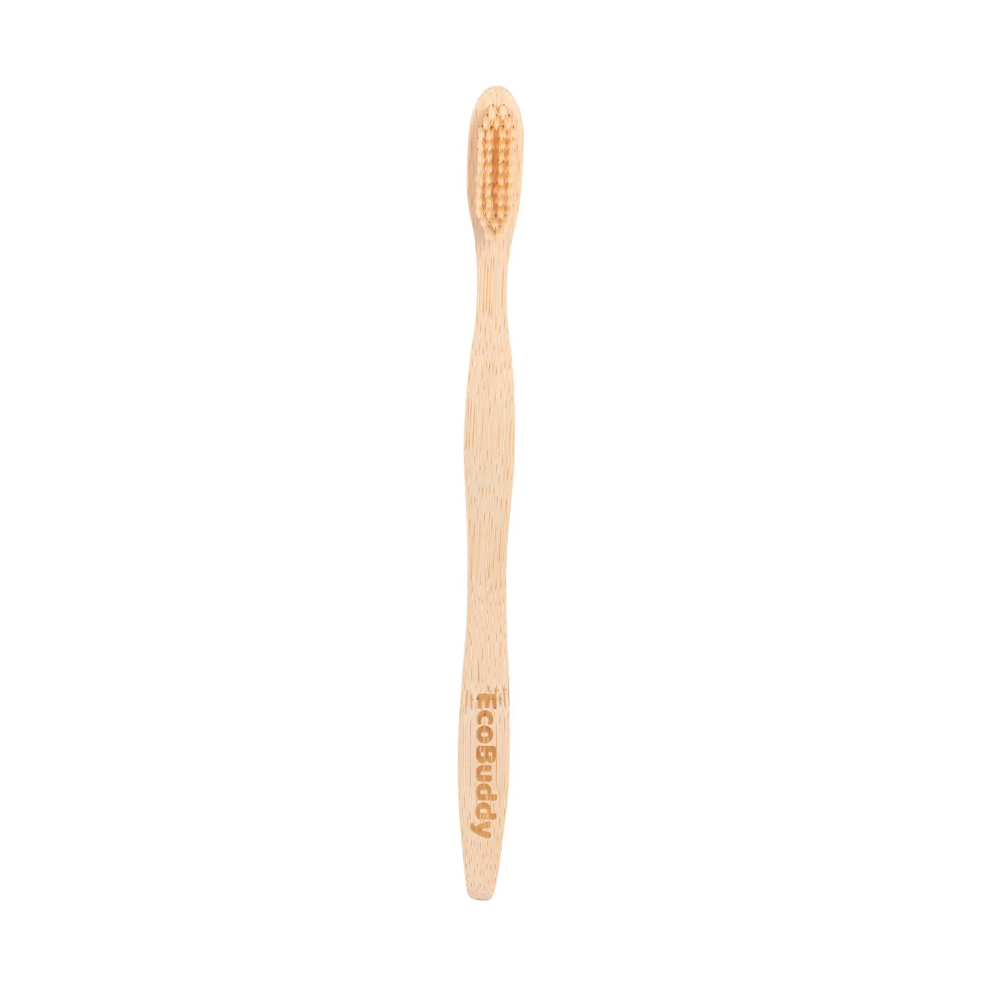 Eco Buddy 2 Bamboo Fibre, 2 Charcoal Infused Bristles Bamboo Toothbrushes