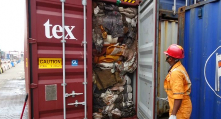 Sri Lanka returns first batch of imported waste from the UK