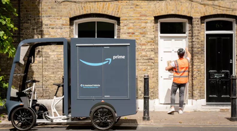 Amazon launches e-cargo bike delivery hub in London